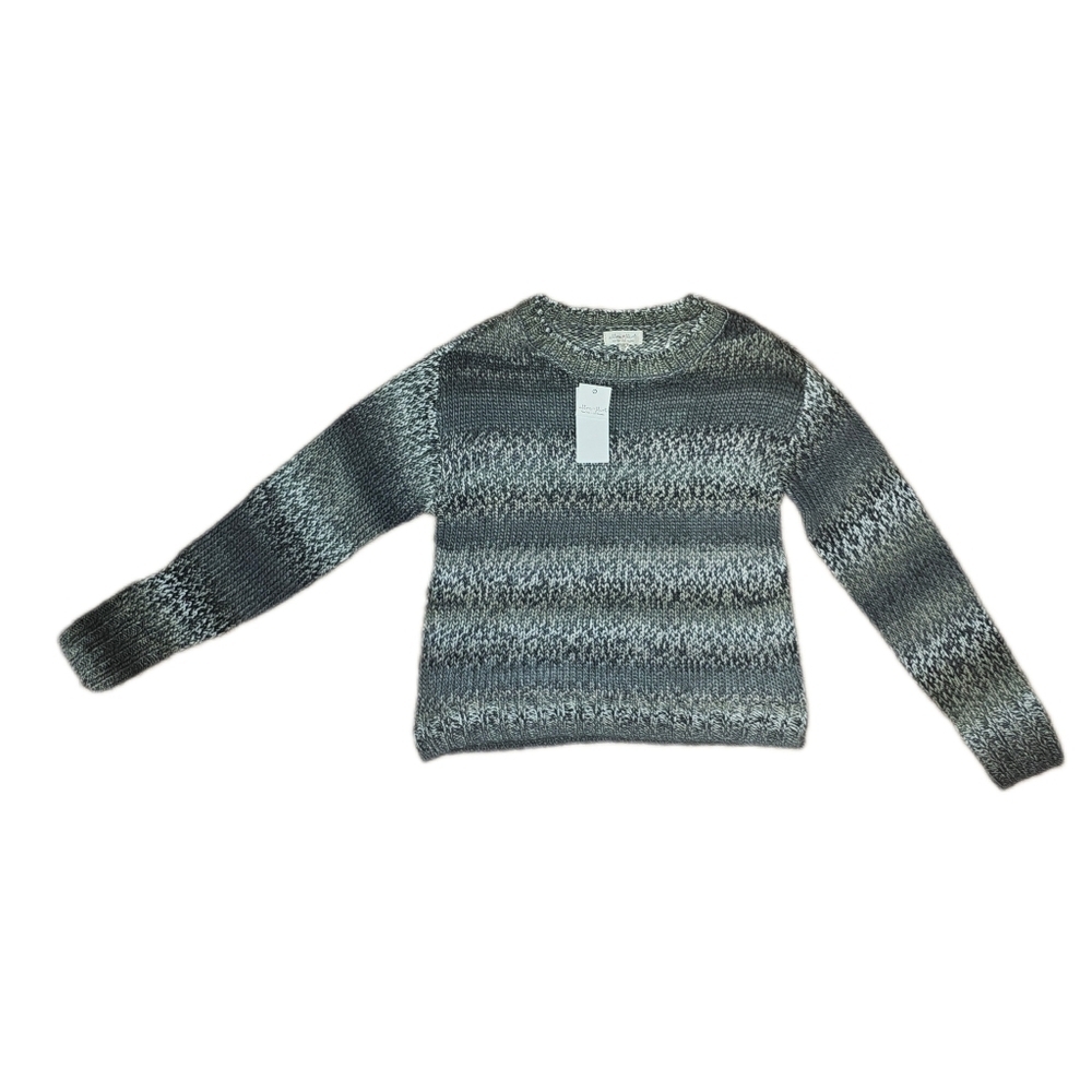 ULTRA FLIRT Womens Striped Long Sleeve Crew Neck Sweater Juniors XS - Picture 2 of 3